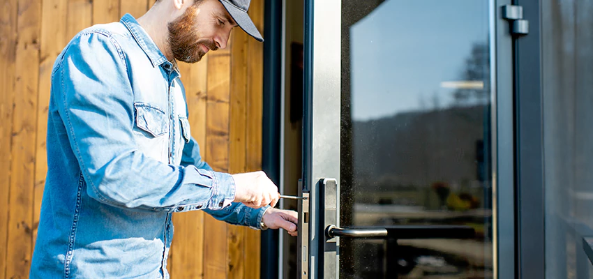 Frameless Glass Storefront Door Locks Replacement in French Valley, CA